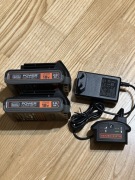 Baterii BlackDecker 2.0Ah/18V(2szt) + ładowarka