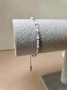 Bransoletka z koralików handmade stal nierdzewna