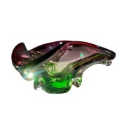 Murano szklana patera, Włochy.