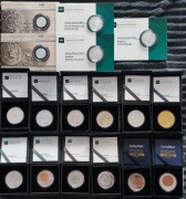 HISTORIA MONETY POLSKIEJ. *Kompletna. Seria 18 - Monet + Foldery.