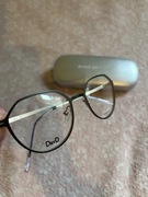Oprawki okularowe tytanowe, okrągłe, nowe, D by D
