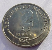 MALEDIWY 2 Rufiyaa 1995 ŁADNA