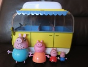 Samochód kamper Świnka Peppa auto 4 figurki