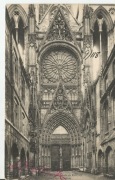 ROUEN la cathedrale portail des libraires Francja