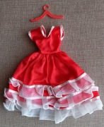 Sukienka suknia dla lalki Barbie lata 90 