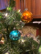 Stare bombki z okresu PRL kolorowe 12 sztuk