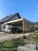 Carport Wiata Nowoczesna 6x6 na auta PRODUCENT Świdnica NA WYMIAR 