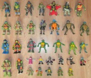TMNT / TURTLRS / / WOJOWNICZE ŻÓŁWIE NINJA / ZESTAW 34 FIGURKI / PLAYMATES