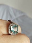 Pierścionek metalowy rozm 18