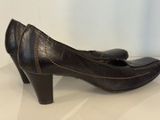 Skórzane czółenka Natali Bratbut