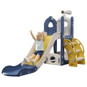 Zjeżdżalnia/Ślizgawka 2w1 z drabinką + kosz & teleskop – do domu i ogrodu