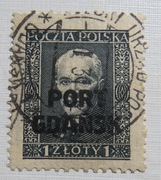 PORT GDAŃSK  Mościcki z nadrukiem Fi 20w kas Gw. Schmutz