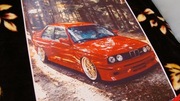 Plakat na płótnie bez ramy (BMW E30 M3) Roz. 50x70
