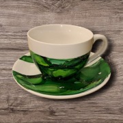 Ręcznie malowana filiżanka HANDMADE porcelana
