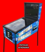 Pinball Flipper wirtualny do złożenia MDF 16mm ekran 32" diy