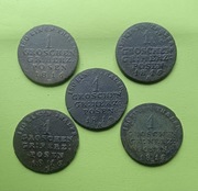 5 x 1 grosz 1816 Wielkie Księstwo Poznańskie