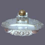 Kałamarz WMF Jugendstil Art Nouveau 1900-18 Struś Secesja 