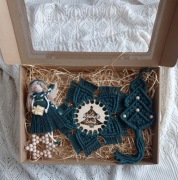 Zestaw ozdób świątecznych box prezentowy 