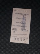 Magnes Bilet Biegnitz (Bogomice) - Klein Graditz oder Kotzemeuchsel