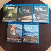 FILMY -BLU -RAY -ZESTAW 5 FILMÓW PRZYRODNICZYCH -.