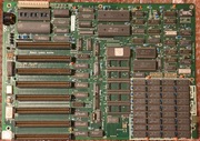 Płyta główna 8MHZ TURBO BOARD + CPU Fujitsu MBL8088-2 + RAM
