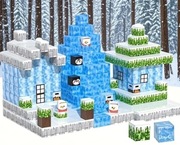 Klocki konstrukcyjne magnetyczne w stylu minecraft +3 lata 145 elementów