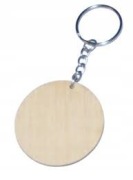 BRELOK DREWNIANE KÓŁKO 6cm BRELOCZEK breloki do kluczy ze sklejki 10 SZTUK