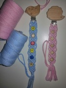 Zawieszka do smoczka / makrama