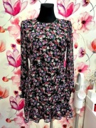 pull&bear sukienka kwiaty floral nowa hit roz.38