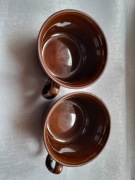 Filiżanka kubek ceramika porcelit Pruszków PRL / 2 szt