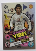 Match Attax 2024/2025 CRISTIANO RONALDO nr.418 VINTAGE VIBES ( United )