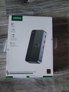 Ugreen Przełącznik Switch 3X USB-A 3.0 USB-C 5Gb/s + 2 x kabel USB-A 1,5m