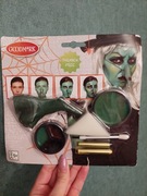 Zestaw na helloween Czarownica farbki kredki do twarzy, nos , przebranie