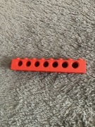 LEGO 3702 Technic Belka 1x8 Czerwony