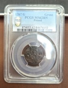Stanisław August Poniatowski - grosz 1767 - PCGS MS62