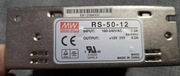 Zasilacz impulsowy Mean Well RS-50-12 50W 12V