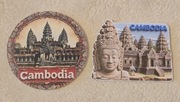 2szt. Magnes na lodówkę Cambodia KAMBODŻA Świątynia Kmerów AngkorWat (40).