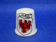 Naparstek Kolekcjonerski Porcelanowy - Tirol