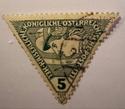 Znaczek pocztowy Austria Eilmarken Merkurkopf 2 Heller 1916 (2)