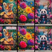 Gotowe Obrazy / Hafty Diamentowe 30x40 3szt ( v1 ) 