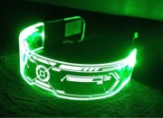 Okulary LED karnawałowe i festiwalowe, 11 trybów świecenia