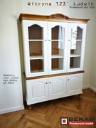 Stylowa Witryna Ludwik 123  Prowansalska Biały Dąb Producent BEKAS