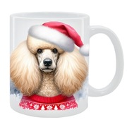 KUBEK Z PSEM Pudel duży  - PREZENT, PERSONALIZOWANY, 24HWYS