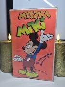 Myszka Miki Kaseta Bajka Film VHS Początek Ery Kaset VHS Real Foto
