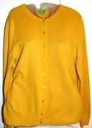 Benetton. Wełniany żółty sweter  36/38
