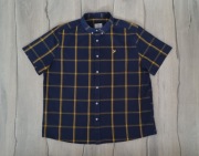 KOSZULA MĘSKA W KRATĘ GEORGE CASUAL 100% BAWEŁNA KRÓTKI RĘKAW GUZIKI 2XL