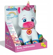 BABY JEDNOROŻEC pluszowa przytulanka interaktywna Clementoni