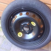 Koło dojazdowe T115/70R16 z podnośnikiem