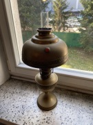Stara mosiężna lampa naftowa ,,Paryżanka”
