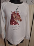 Sweterek cekiny jednorozec 